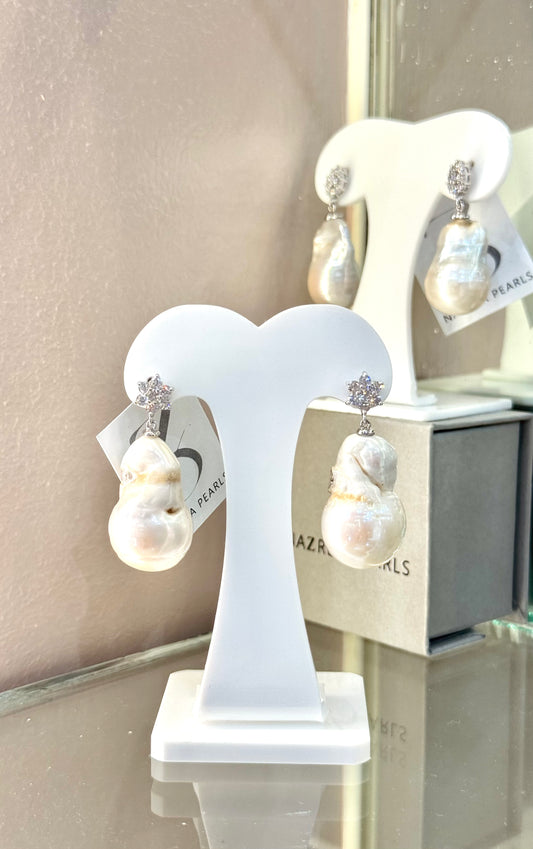 Fresh Water Pearls Baroque Star Dangling