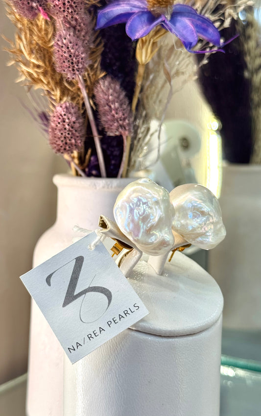 Fresh Water Pearls Baroque Large Stud